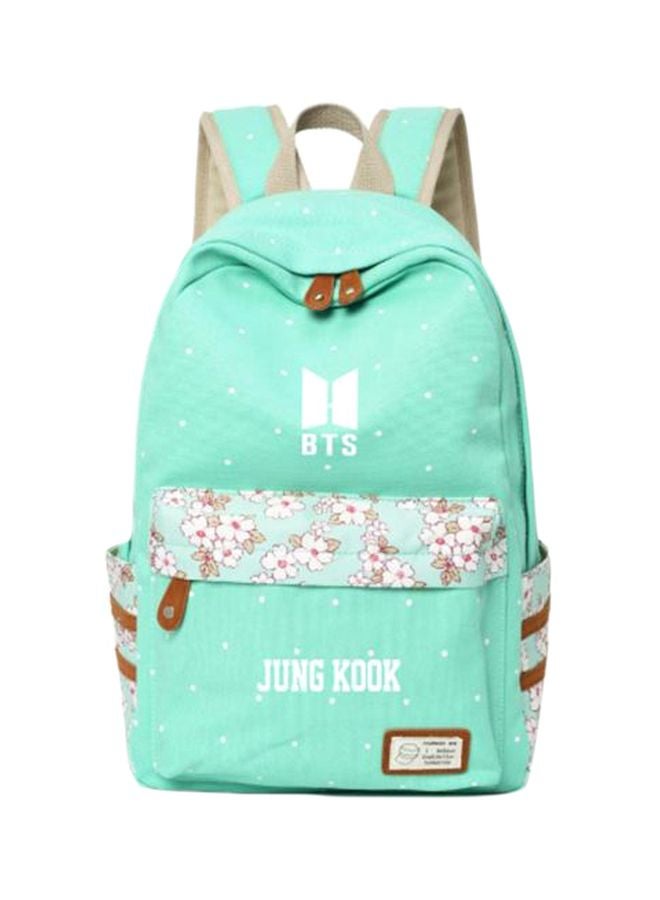 BTS Bangtan Backpack Blue/White - Image 1