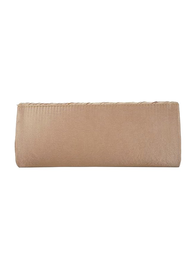 Generic - Crystal Studded Clutch Gold - Image 1