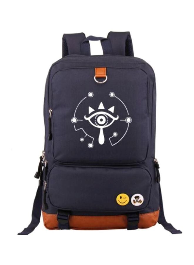 Legend Of Zelda Series Canvas Backpack Blue/Brown