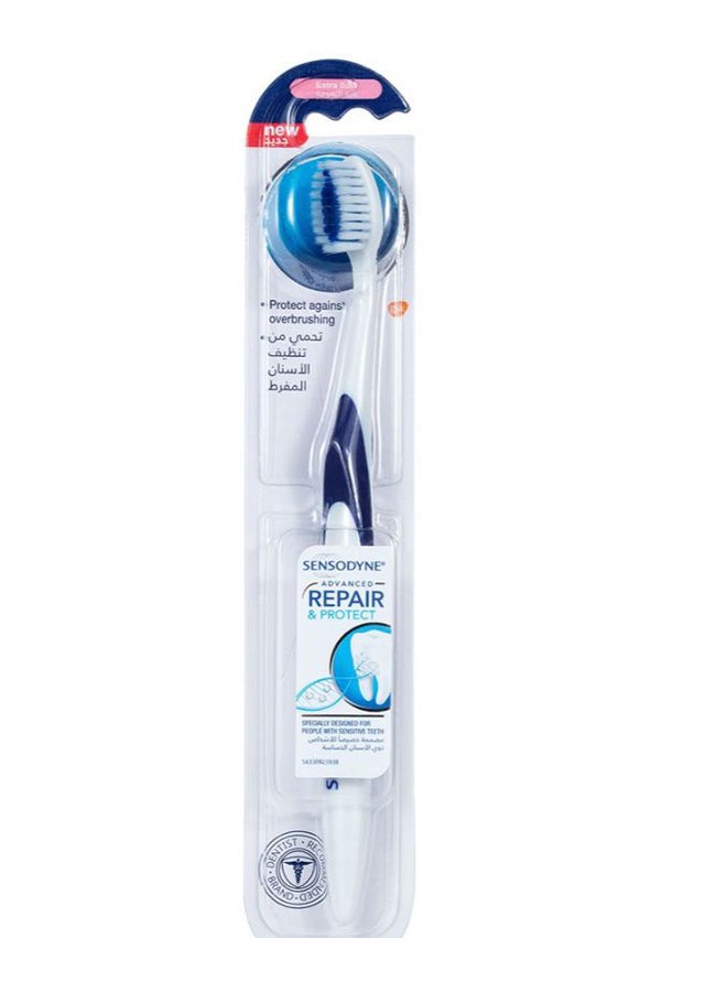 Advanced Repair And Protect Soft Toothbrush Blue/White 8cm
