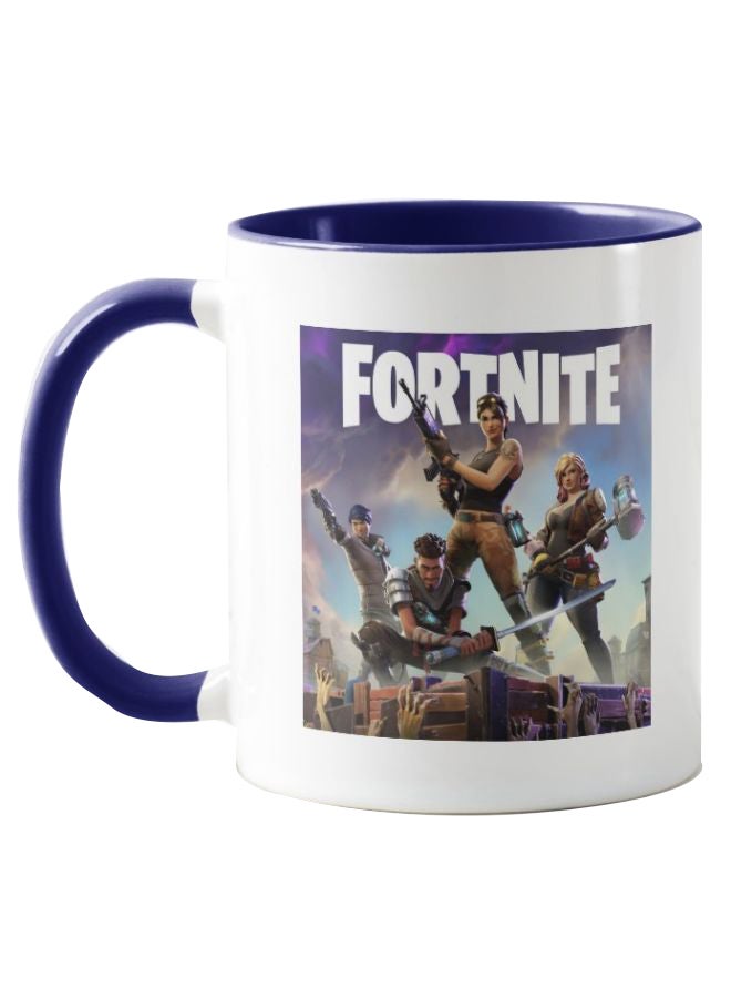 1st Piece - Fortnite Game Printed Mug Navy Blue/White - Image 1