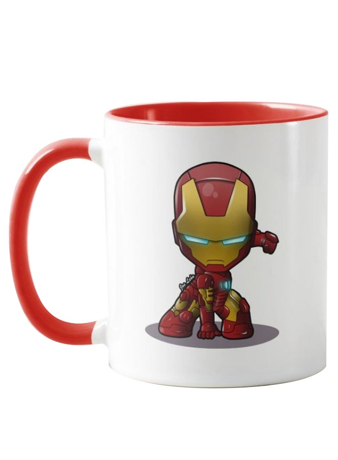 1st Piece Ironman Marvel Printed Mug Red/White 