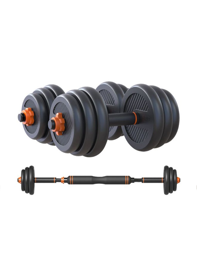 FED Pair Of 2-In-1 Removable Barbell And Dumbbell Set 15kg - Image 1