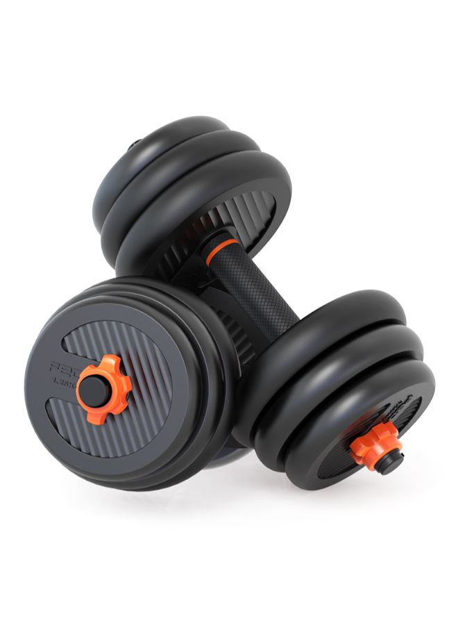 FED Pair Of 2-In-1 Removable Barbell And Dumbbell Set 15kg - Image 2