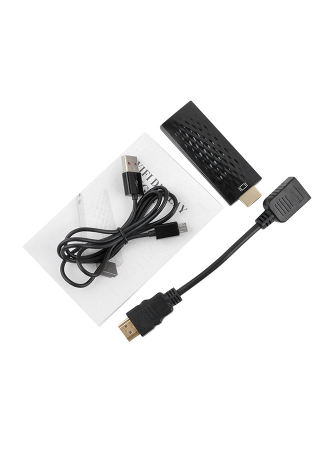 Wifi Airplay Phone Screen To HDMI TV Dongle Adapter Black - Image 1