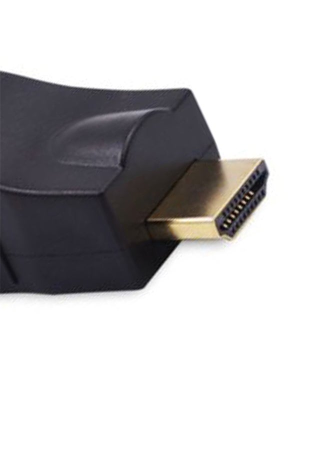 ماركة غير محددة - محول إيثرنت من موسع HDMI إلى RJ45 أسود - Image 1