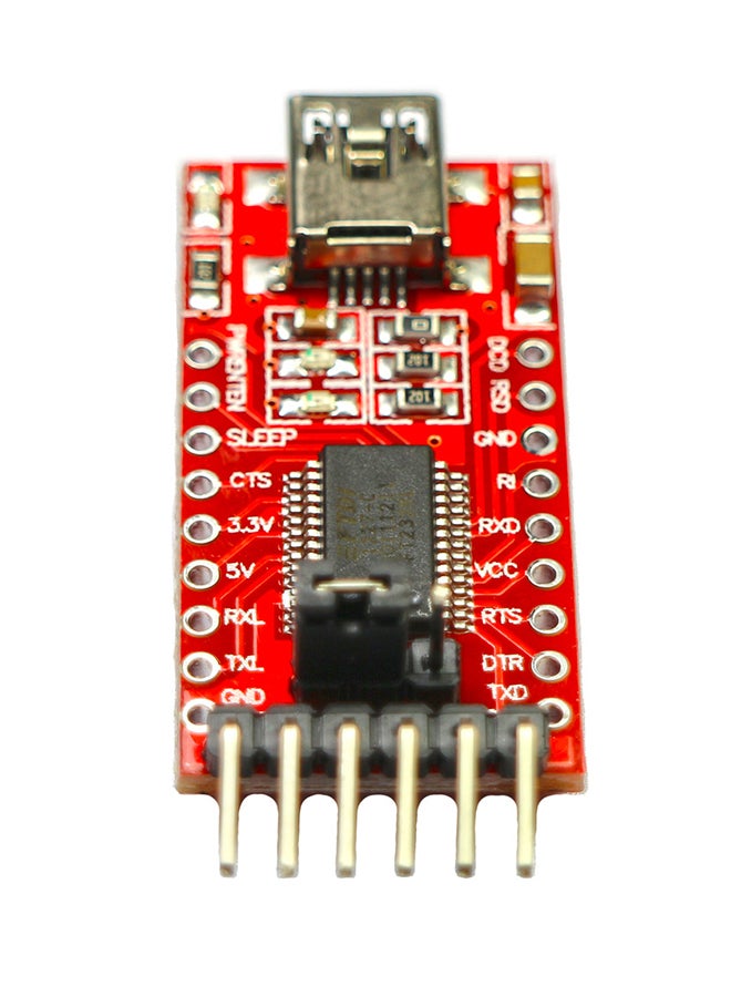 Vicactus - Serial Adapter Module For Arduino Mini Port Akurele 3.6x1.8x1centimeter Red - Image 1