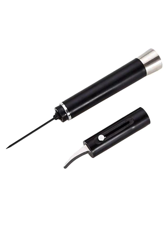 Air Pressure Pump Corkscrew Wine Bottle Opener Black  - Image 1