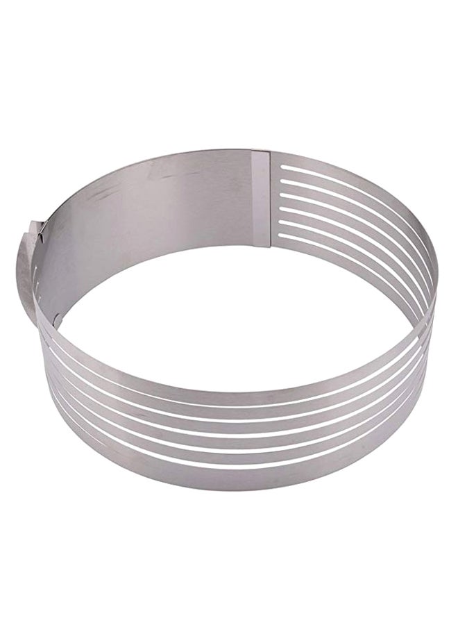 Adjustable Layer Cake Ring Mould Silver 12inch - Image 2