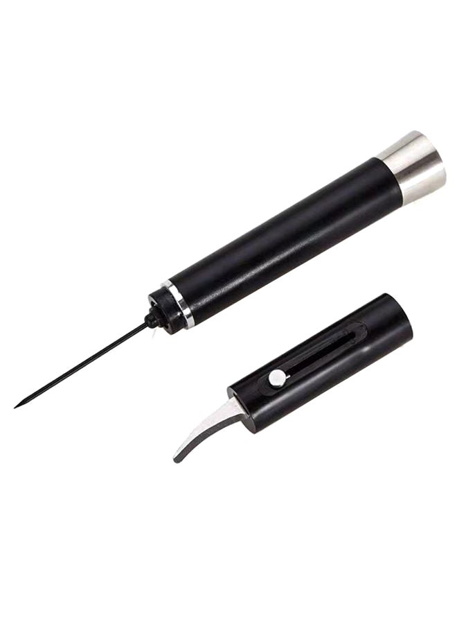 Air Pressure Pump Corkscrew Wine Bottle Opener Black  - Image 2