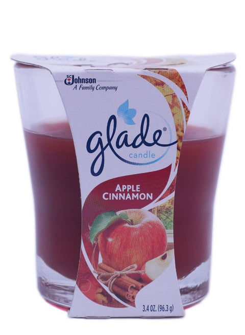 Candle Apple Cinnamon Red