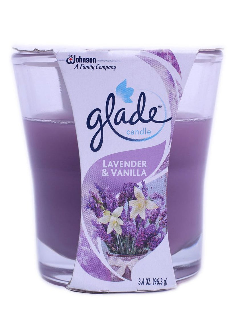 جليد شمع برائحة اللافندر والفانيليا أرجواني