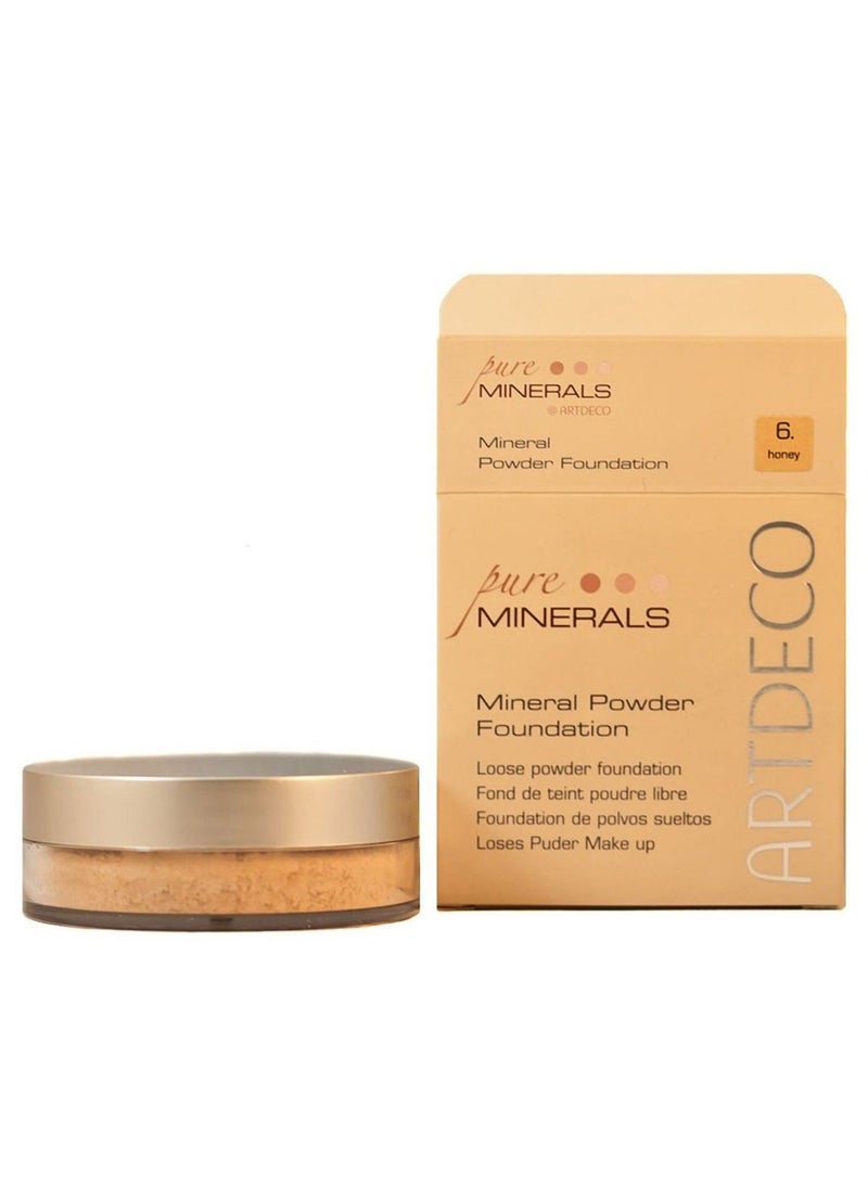 ARTDECO - Mineral Powder Foundation 6 Honey - Image 1