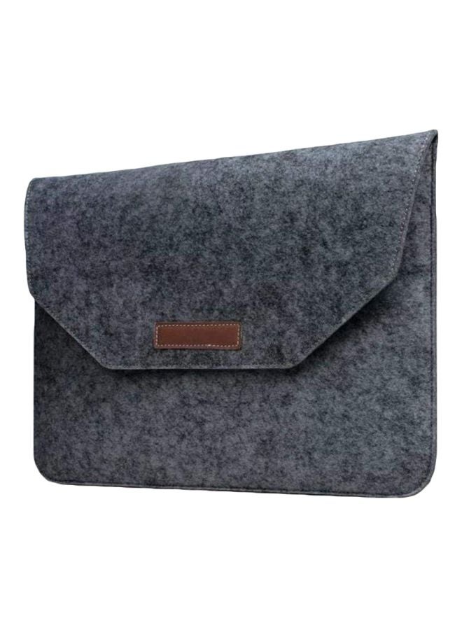 Protective Sleeve Cover For Apple MacBook Air/HP/Dell/Sony 11-Inch Laptops Dark Grey/Brown
