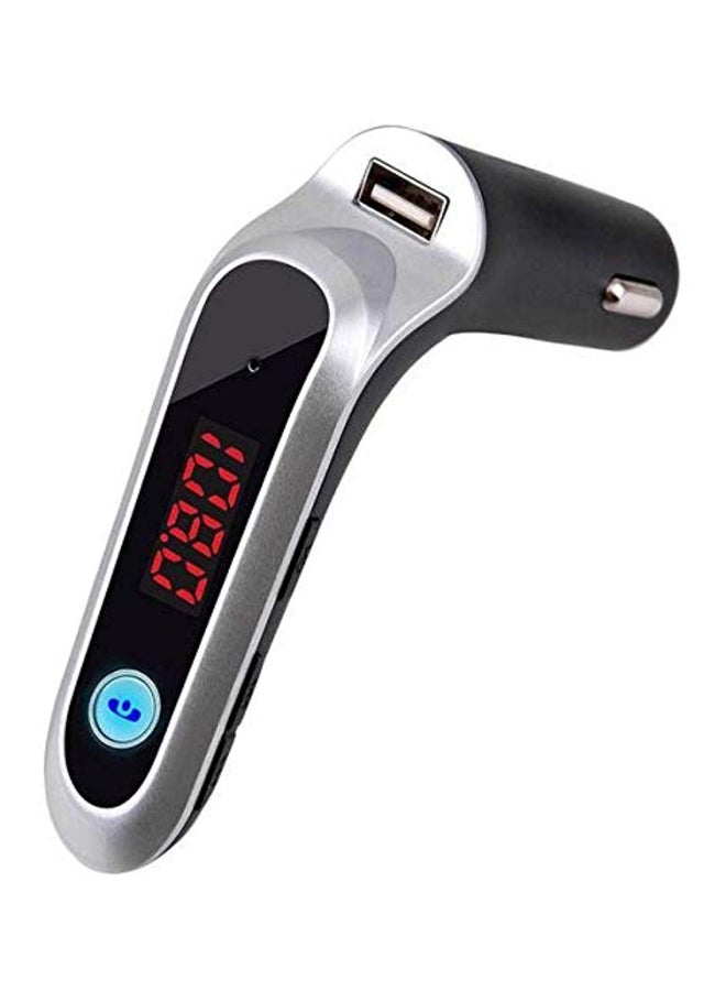 USB Charger With FM Transmitter B07NDZVQKW Silver/Black - Image 2