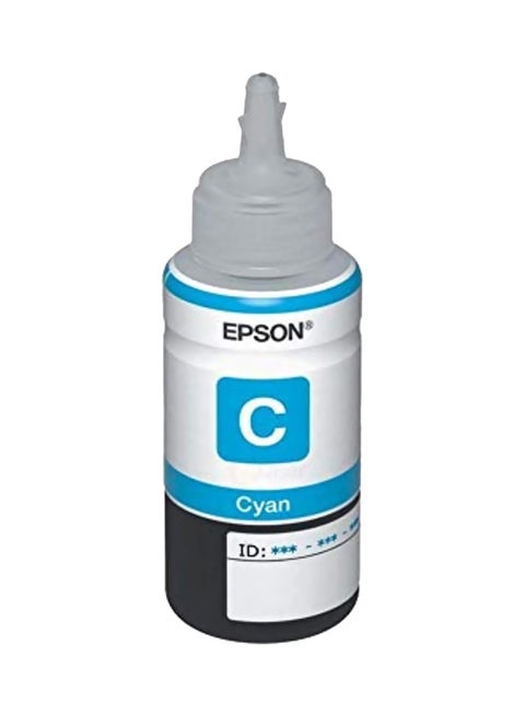 T6642 EcoTank Ink Bottle, Cyan Ink for Printer Refill, 70ml - Cyan
