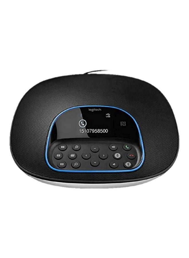 Logitech - Video Conferencing Webcam System Black/Blue/Grey - Image 1