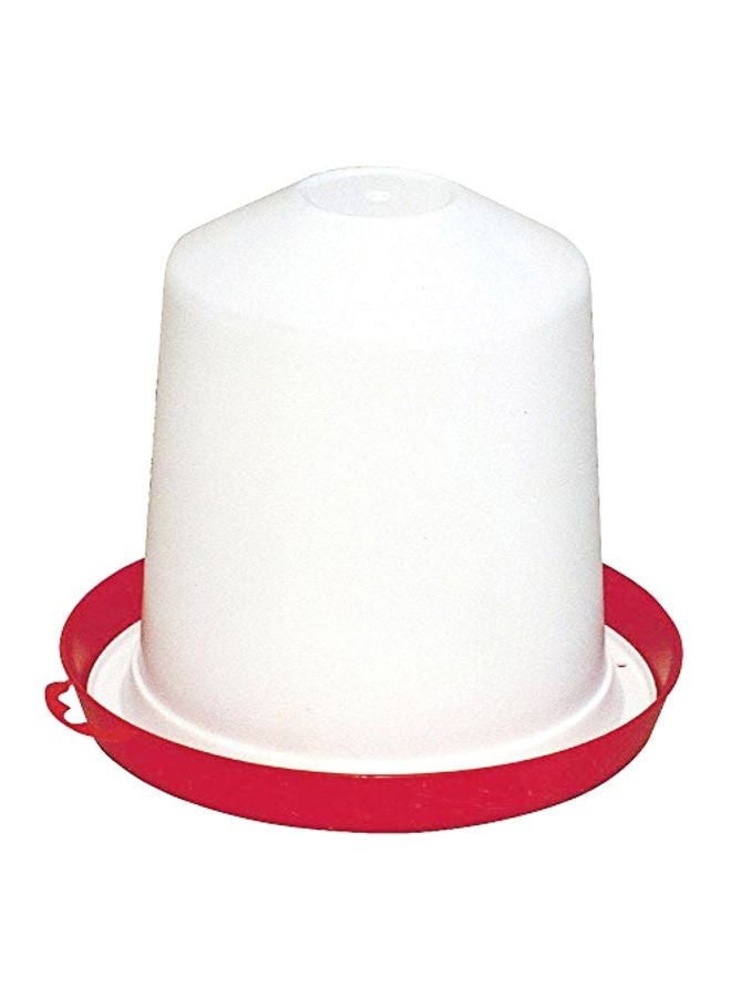 NOVITAL - Hen And Chicks Drinker White/Red 10Liters - Image 1