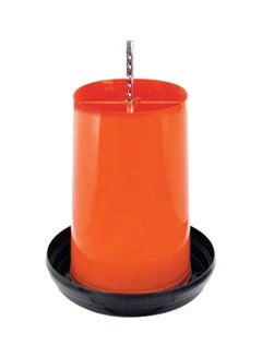 NOVITAL Chicken Feeder Orange/Black 27Liters 