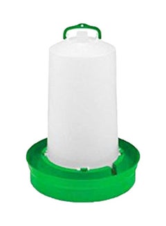 Deep Base Drinker For Chickens White/Green 12Liters