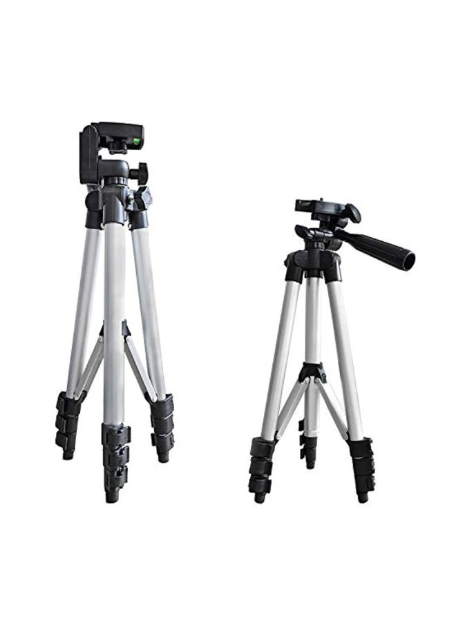 حامل ثلاثي القوائم قابل للتعديل أسود/فضي - Image 2