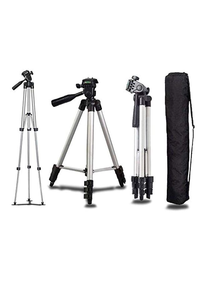 Portable Tripod Mobile Phone Holder Bracket For Digital Camera Smartphone Black/Silver