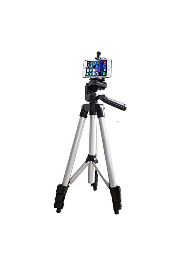 حامل ثلاثي القوائم قابل للتعديل أسود/فضي - Image 3