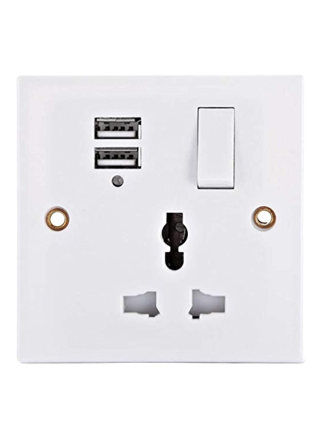 TERSEN USB Converter Socket White - Image 1