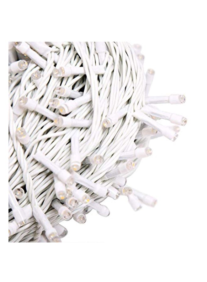 أضواء LED زينة من الكريستال أبيض دافئ 50متر - Image 3