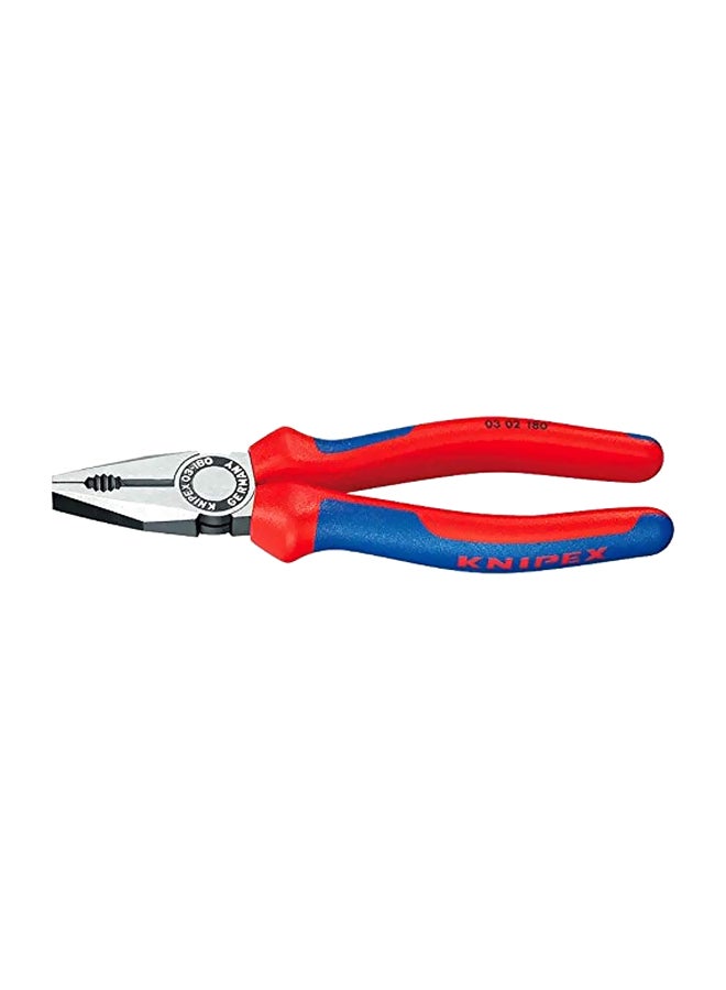 Combination Plier Red/Blue/Silver