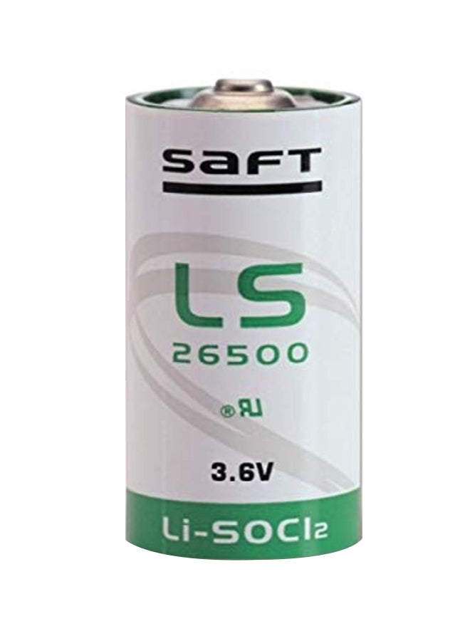 SAFT - 3.6V Battery White/Green - Image 1