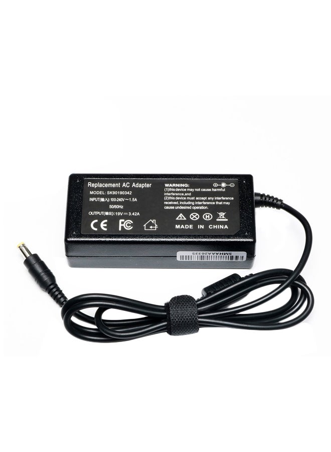 أيسر محول تيار متردد شاحن لبطارية اللابتوب أسود - Image 1