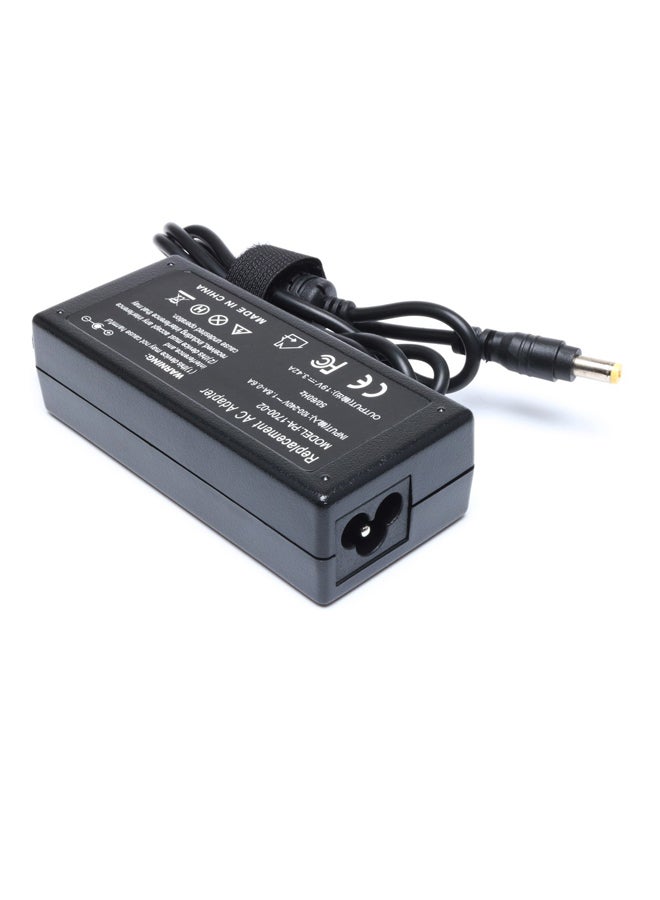 أيسر محول تيار متردد شاحن لبطارية اللابتوب أسود - Image 2