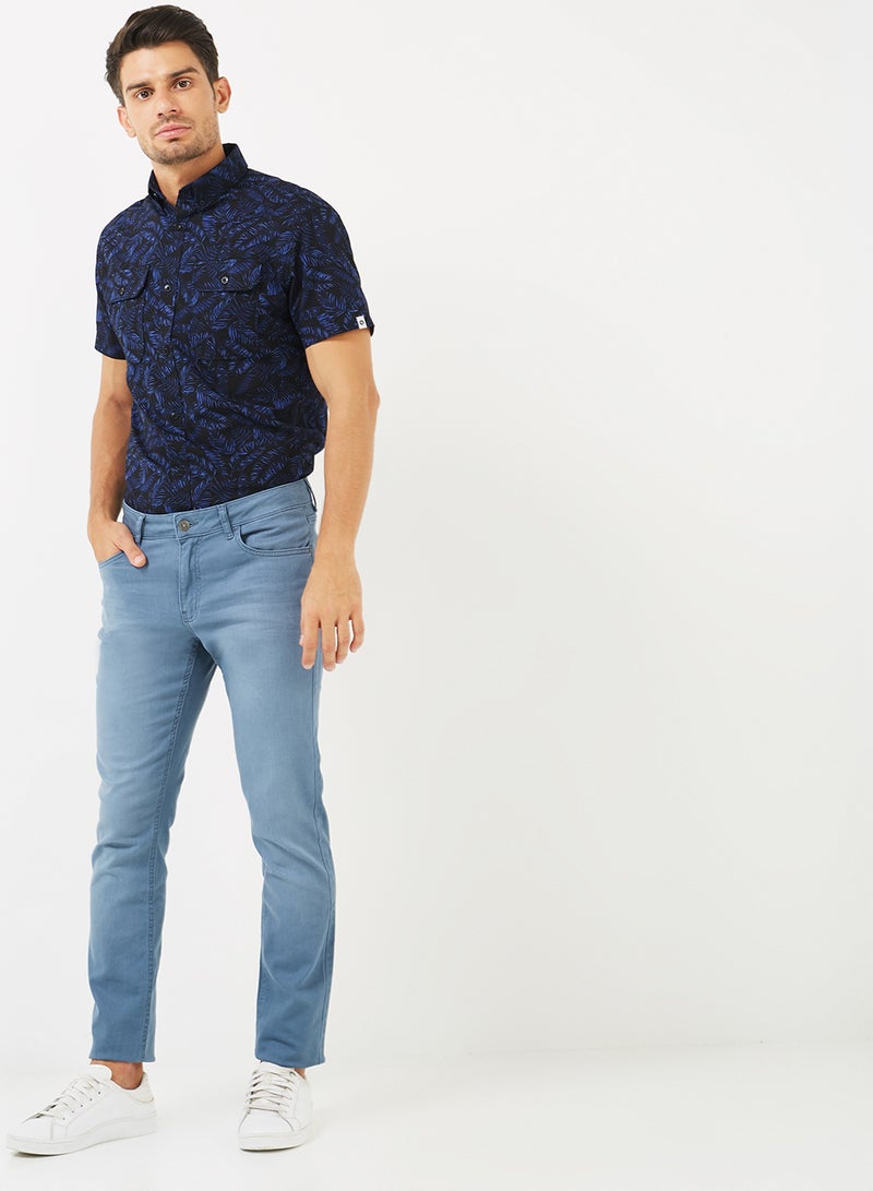 ديفاكتو بنطال جينز بيدرو قياس ضيق أزرق - Image 3