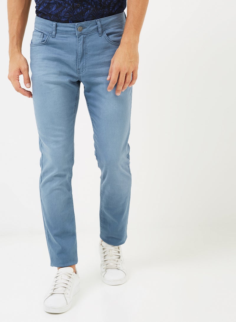 ديفاكتو بنطال جينز بيدرو قياس ضيق أزرق - Image 1