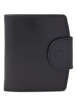 Bifold Wallet With Coin Holder And Button Clasp Black - v1561903954/N26789299A_1