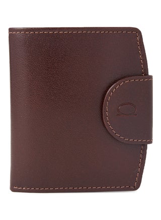 Bifold Wallet With Coin Holder And Button Clasp Brown - v1561903954/N26789300A_1