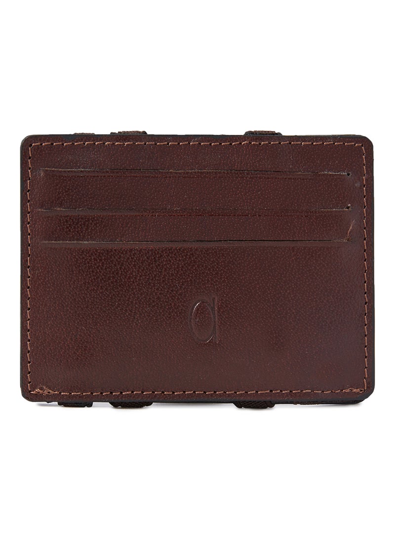 Alfa Leather Co. Magic Wallet With Card Holder Brown - Image 1