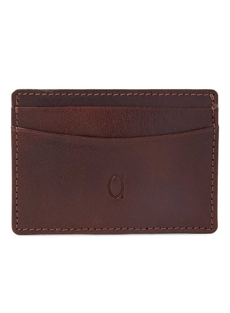 Alfa Leather Co. Card Holder Brown - Image 1