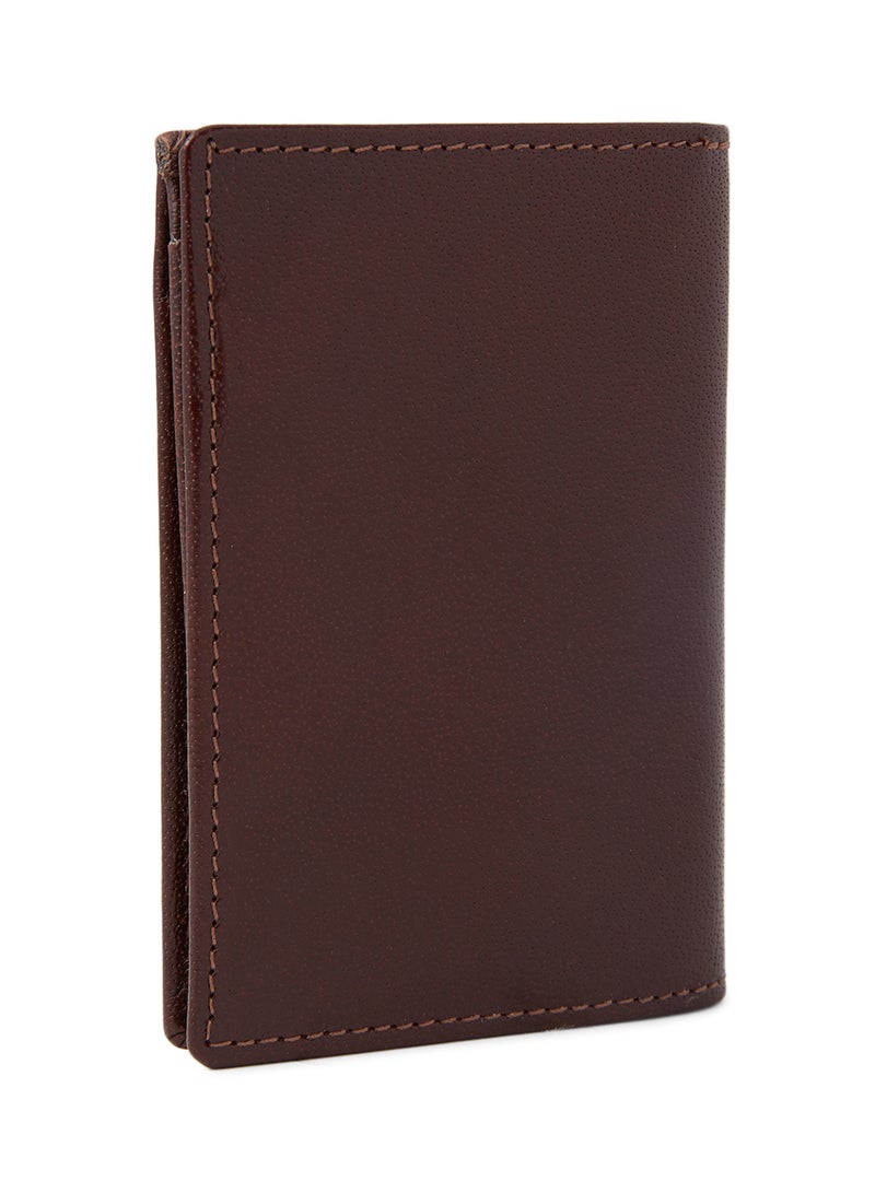 Alfa Leather Co. - Trifold Card Holder Brown - Image 1