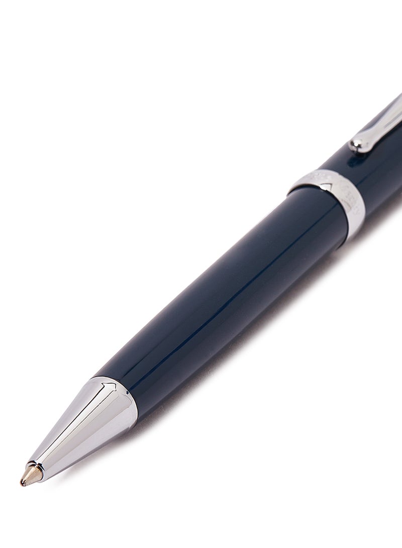 Philippe Moraly of Switzerland Ball Point Pen Blue/Silver - Image 2