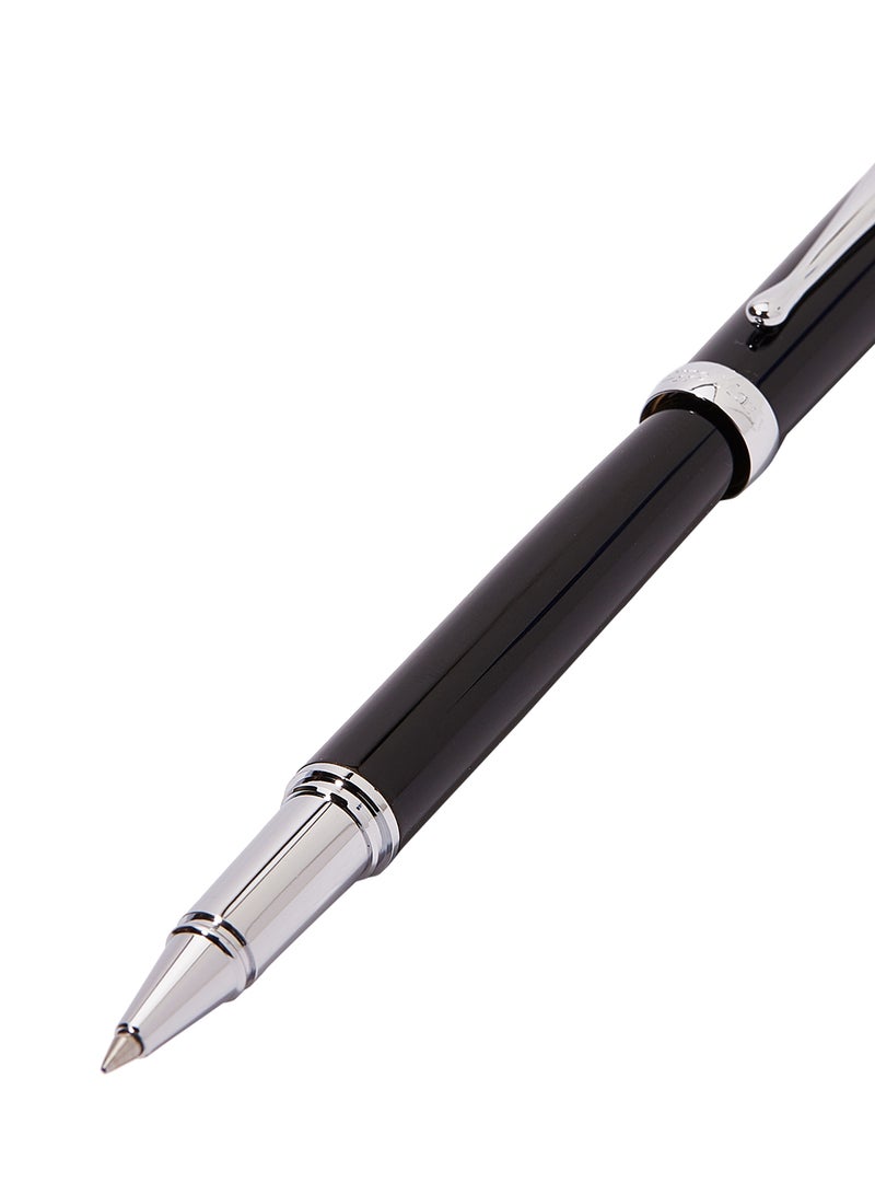 Philippe Moraly of Switzerland Roller Ball Pen Black/Silver - Image 2