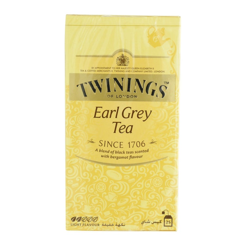 Twinings Earl Gery Tea 25 Bag 50grams 