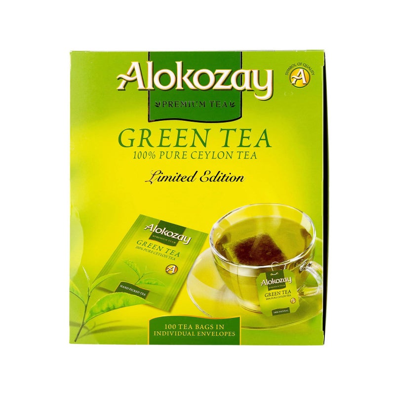 Alokozay - Green Tea 100 Bag 200grams - Image 1