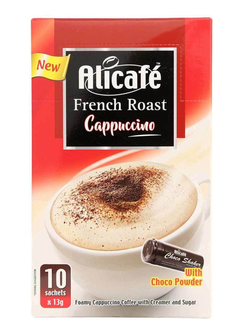 French Roast Cappuccino With Cocoa Powder 30grams Pack of 10