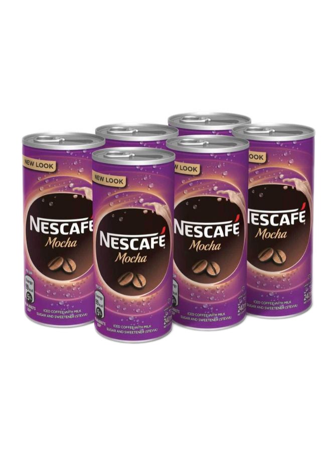 نستله - قهوة موكا معلبة مبردة جاهزة للشرب 6x240ملليلتر pack_of_6 - Image 1