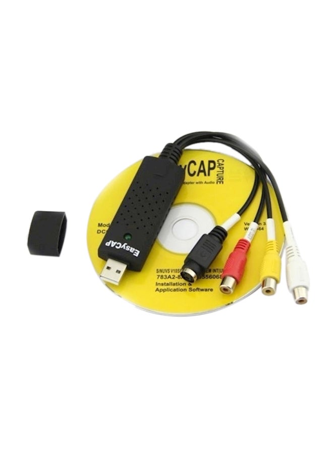 Easycap Audio Cable Adapter Black/Yellow/Red