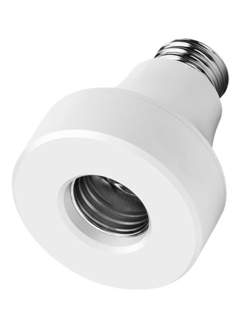 Wireless Smart Light Bulb Base Socket Cap For Lamps White 0.089kg