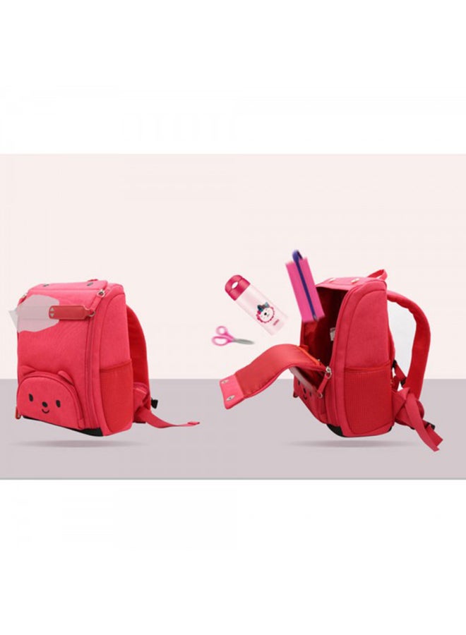 Nohoo - Cat Pattern Jungle School Backpack Pink - Image 1
