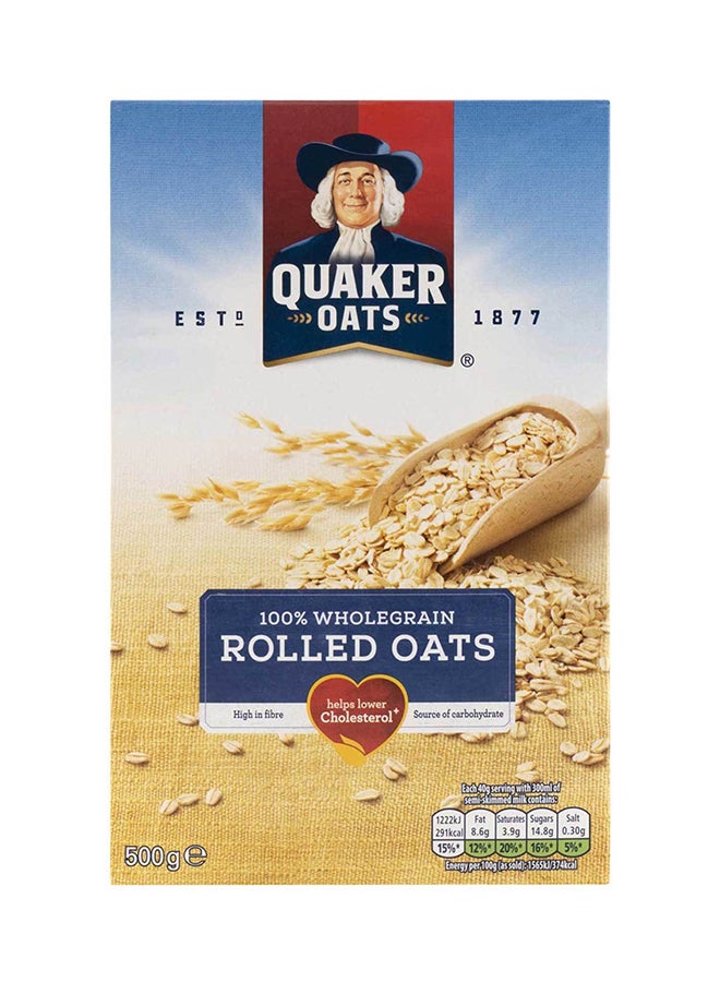 Quaker - Wholegrain Rolled Oats 500grams - Image 1